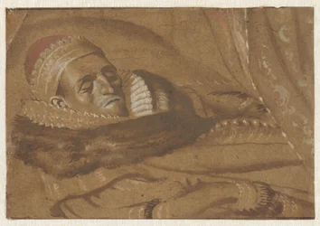 Prinz Maurits von Oranien auf seinem Sterbebett