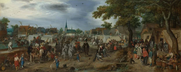 Prinzen Maurice und Friedrich Heinrich auf dem Pferdemarkt von Valkenburg