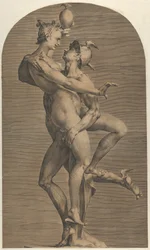 Merkur entführt Psyche, ca. 1620