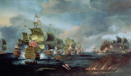 Die Schlacht von Lowestoft, 3. Juni 1665