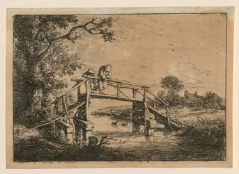 Angler auf der Brücke