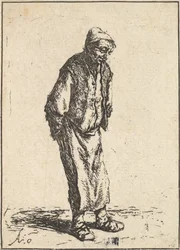 Bauer mit Händen hinter dem Rücken, 1610-85
