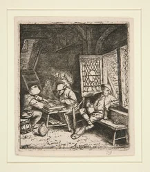Die Backgammon-Spieler