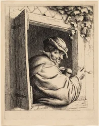 Der Raucher am Fenster