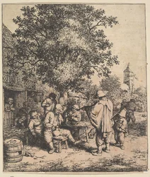 Geiger und kleiner Drehorgelspieler, 1610-85