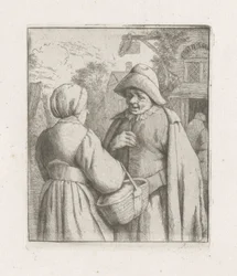 Frau und Mann im Gespräch