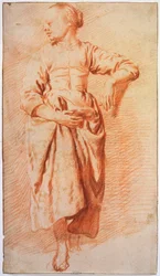 Frau in Bauerntracht, frühe 1670er Jahre