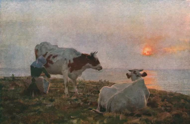 Der Sonnenuntergang, ca. 1897, ca. 1930