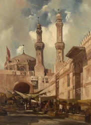 Ein Basar in Kairo