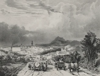 Gesamtansicht von Riom, Auvergne