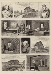 Das Heim eines englischen Siedlers in Manitoba