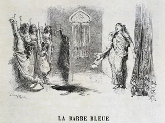 Blaubart - in „Les Tales de Fées“ von Charles Perrault, Illustrationen von Adrien Marie