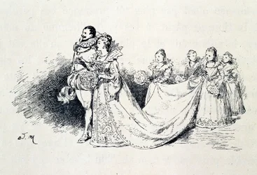Riquet a la Houppe - in „Les contes de fées“ von Charles Perrault, Illustrationen von Adrien Marie
