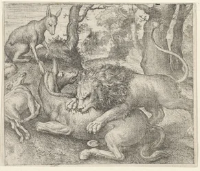 Fabel vom Löwen und Fuchs
