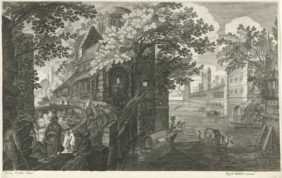 Gondeln auf einem Kanal