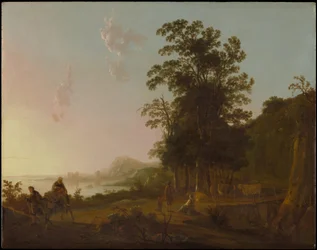 Landschaft mit der Flucht nach Ägypten