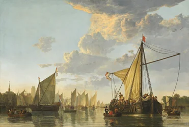 Die Maas bei Dordrecht, um 1650