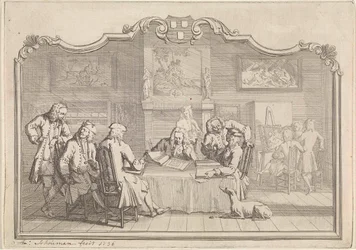 Gilde des Heiligen Lukas in Dordrecht, 1736