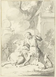 Venus und Adonis (?)