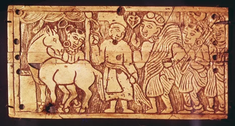 Geschichte des Mangala-asva des Königs von Benares, aus Begram