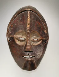 Maske, Ngbaka-Kultur, aus der Demokratischen Republik Kongo