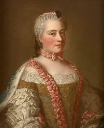 Nach Jean Étienne Liotard - Porträt von Marie-Josèphe de Saxe