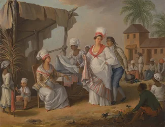 Markttag, Roseau, Dominica, ca. 1780