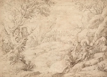 Landschaft mit der Versuchung Christi