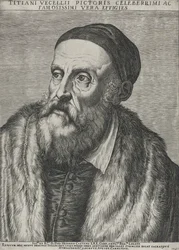 Porträt von Tizian, 1587