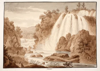 Wasserfall in Tivoli, 1833