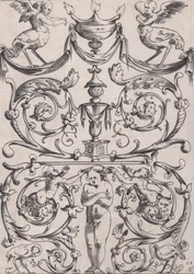 Ornamentales Panel, ca. 1514-36