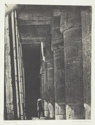 Médinet-Habou, Galerie des Palastes von Ramses-Méiamoun; Theben