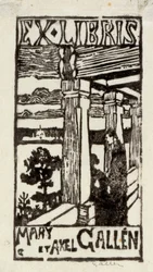 Exlibris für Mary und Axel Gallén