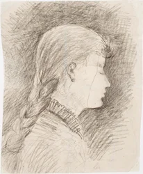Kopf eines Mädchens (Gerda Ringbom, später Bergroth)