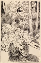 Die Brüder auf der Sonninmäki-Heide