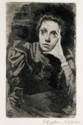 Viola Gallén, die Schwester des Künstlers