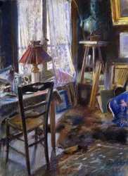 Das Atelier von Comte Deheaulme de Vallombreuse, 36 Rue Jouffroy, Paris
