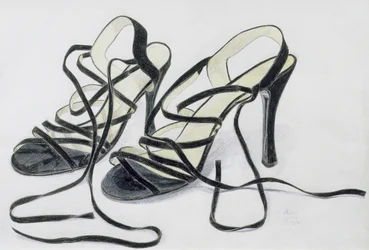 Schwarze Riemchenschuhe, 1997