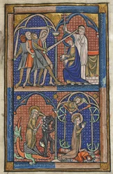 Christliche Märtyrer, spätes 13. Jahrhundert