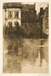 Alte Häuser am Wasser