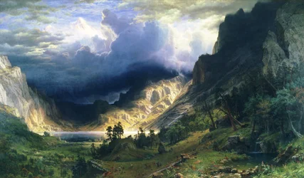 Ein Sturm in den Rocky Mountains - Mount Rosalie