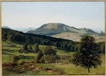 Landschaft - Hügel und Tal