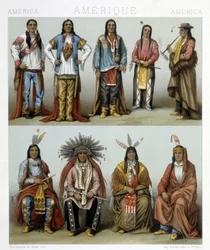 Illustration in „Le costume historique“ von Racinet