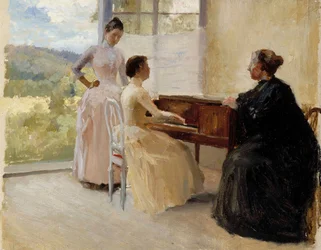 Im Salon von Haikko, Studie