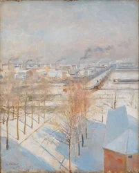 Paris im Schnee