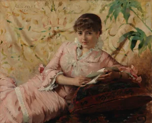 Lesende Pariserin