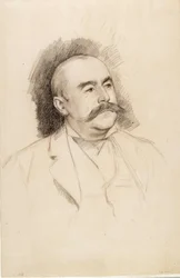 Porträt von Baron A. Portalis, Skizze