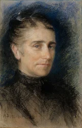 Porträt von Frau Emilie Krohn