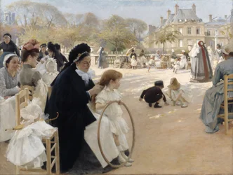 Der Jardin du Luxembourg in Paris
