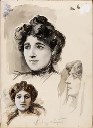Mme Marguerite Legrand, Skizzen
